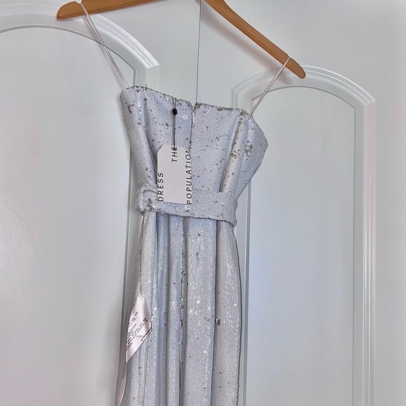 Trinity Strapless Sequin Jumpsuit - Picture 6 of 7